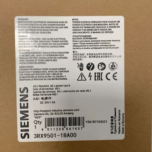 3RX9501-1BA00AS-i电源 3A 24 V(议价)