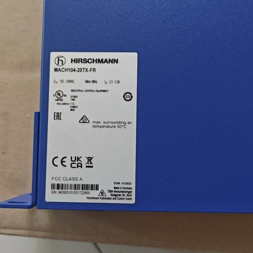 HIRSCHMANN交换机MACH104-20TX-FR(议价)