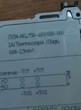 (议价）万可模块WAGO750-469000-006160