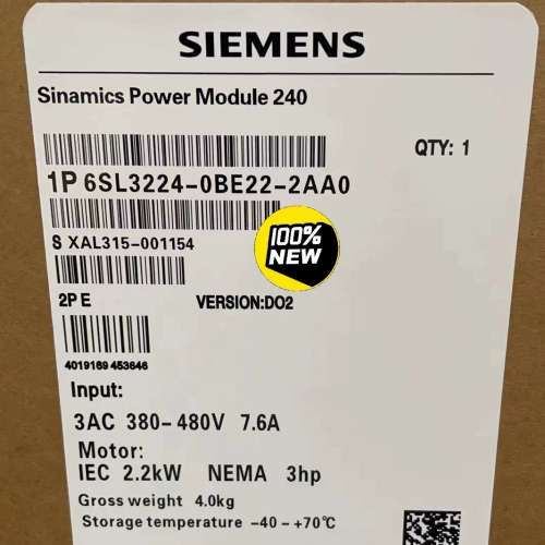 (议价）6SL3224-0BE22-2AA0G120功率模