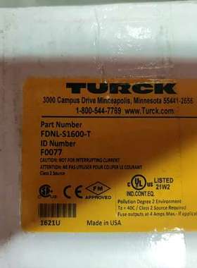 (议价）图尔克TURCK FDNL-S1600-T  F0077