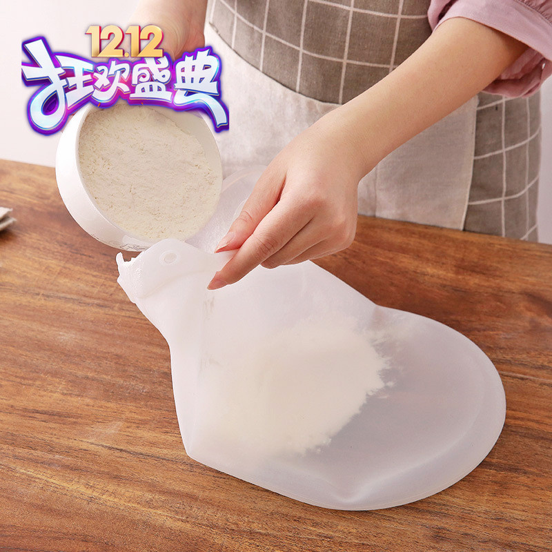 家用硅胶揉面袋不粘神奇和面袋烘培醒面袋发面袋食品保鲜加工神器