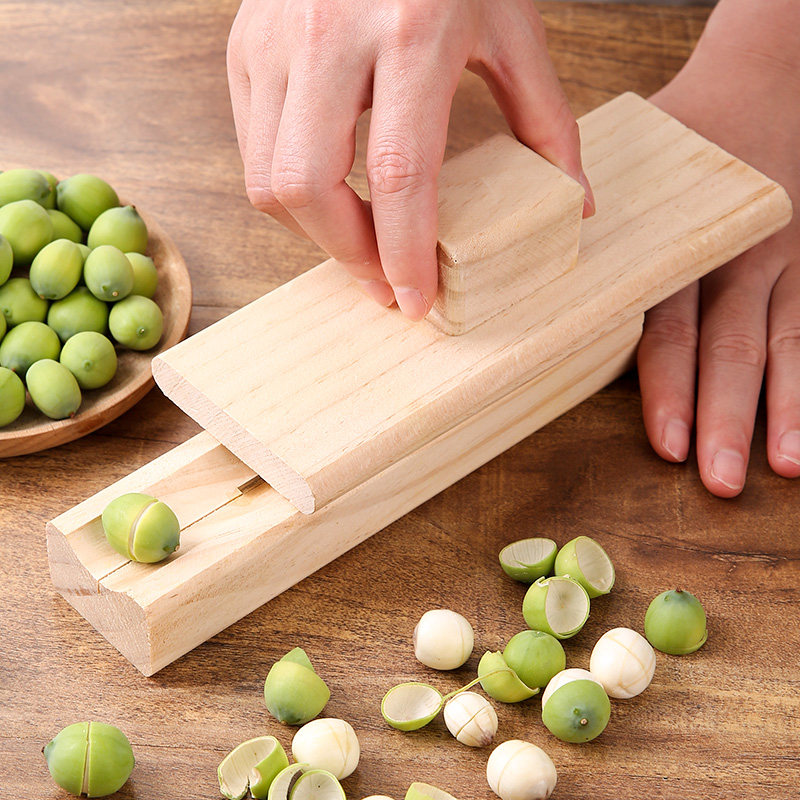 莲子米快速剥壳器凤眼果栗子开口去皮机新鲜莲子通芯去核专用工具