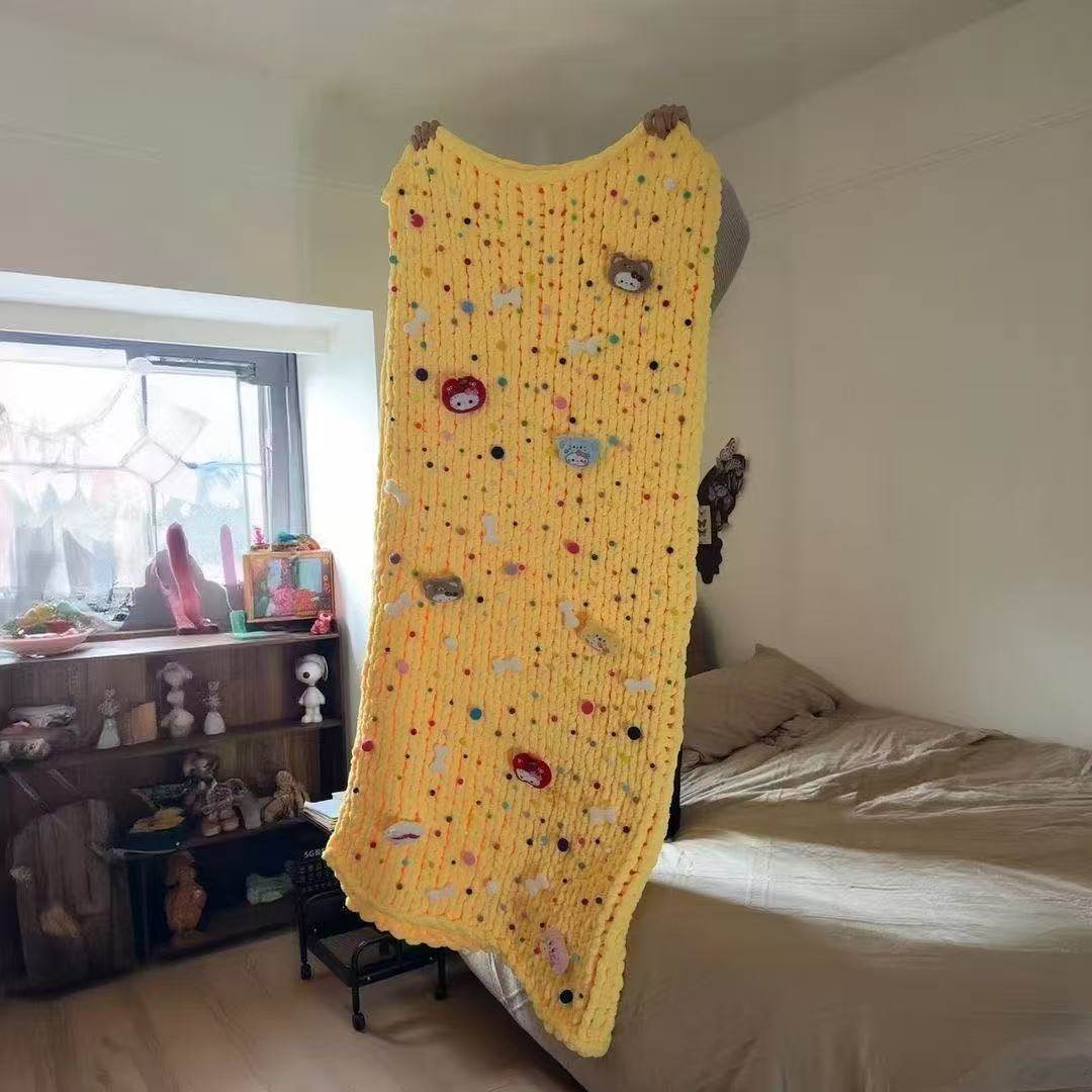 手工毛毯DIY创意材料手指织毯子芝士毯子亲手织送女朋友创意礼物,服饰配件/皮带/帽子/围巾,毛线,淘宝优惠券,粉丝福利购,淘宝优惠卷