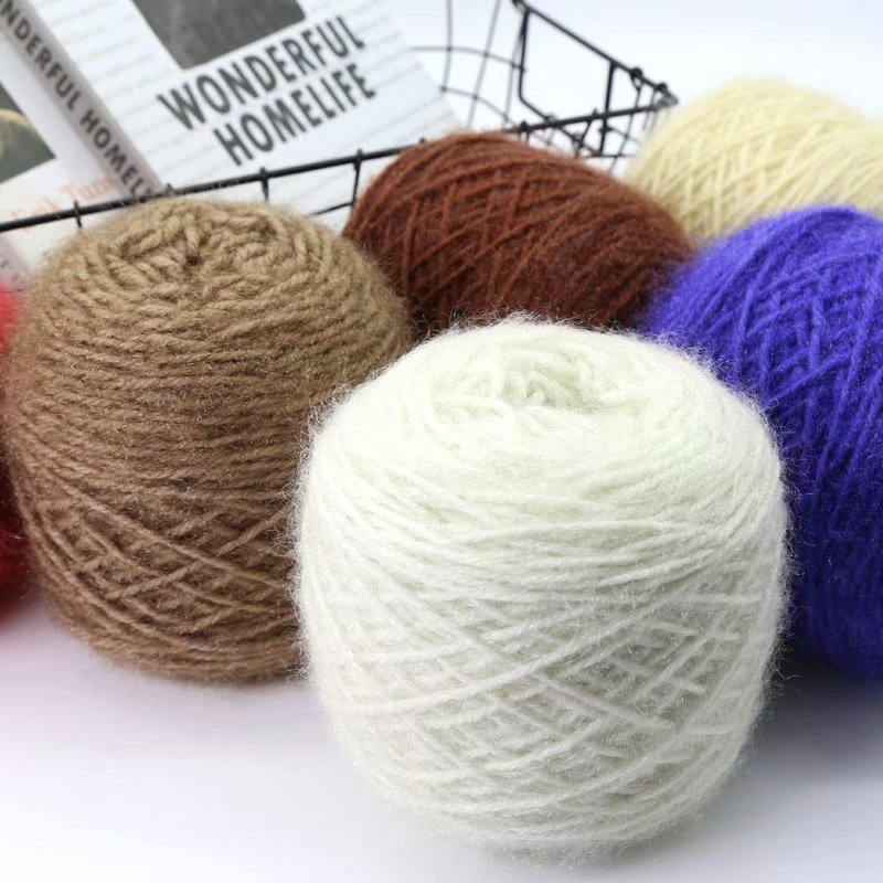SQUIRREL FLEECE THICK THREAD BRIGHT SILK SCARF HAND-KNITTED SWEATER COAT WOOLEN THREAD CROCHET DIY MATERIAL PACKAGE