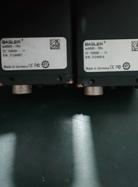 【议价】拆机巴斯勒工业相机。SCa640-70fc彩色30万。90度