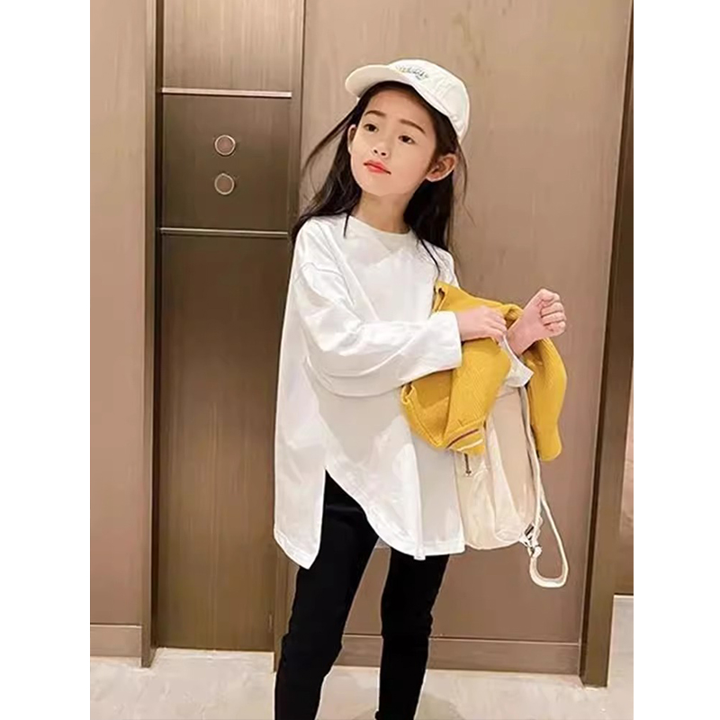 【赠运费险】儿童白色内搭T恤