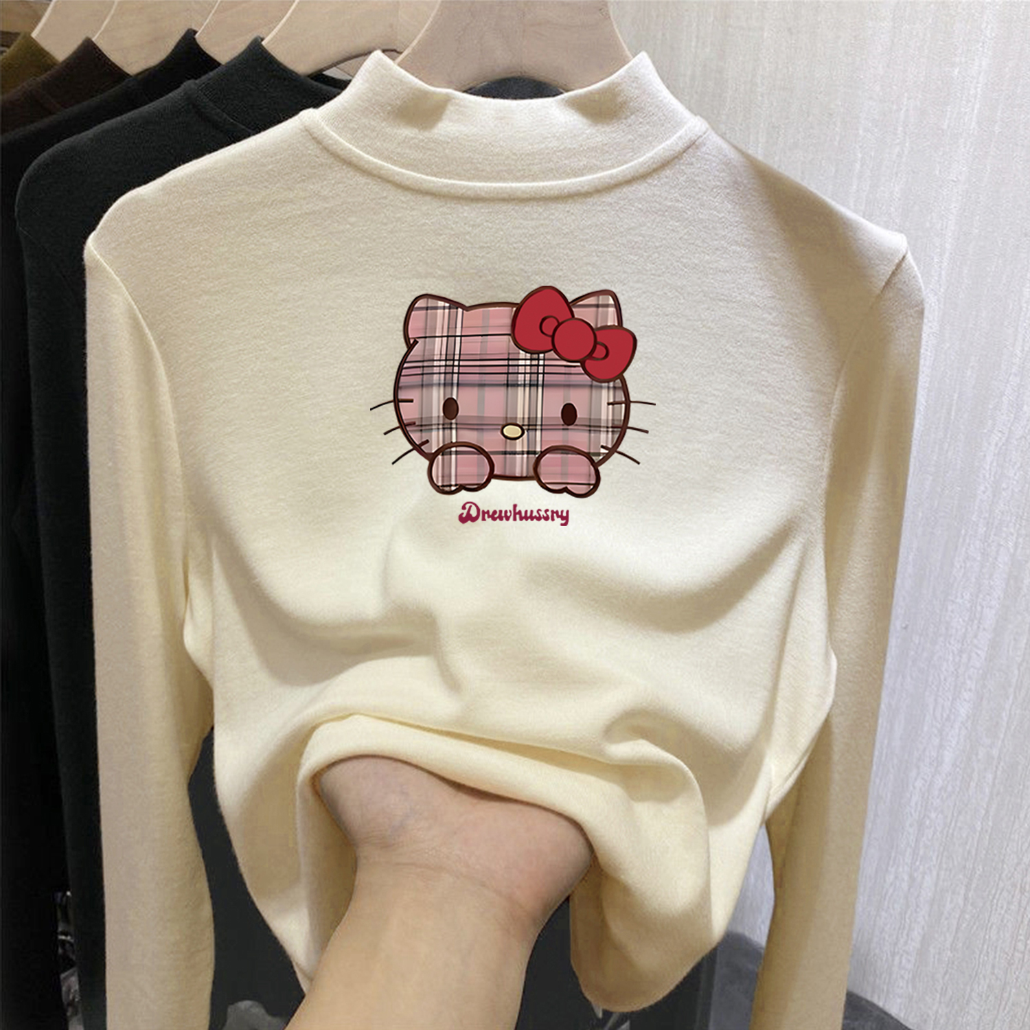 【好货推荐】半高领加厚打底衫