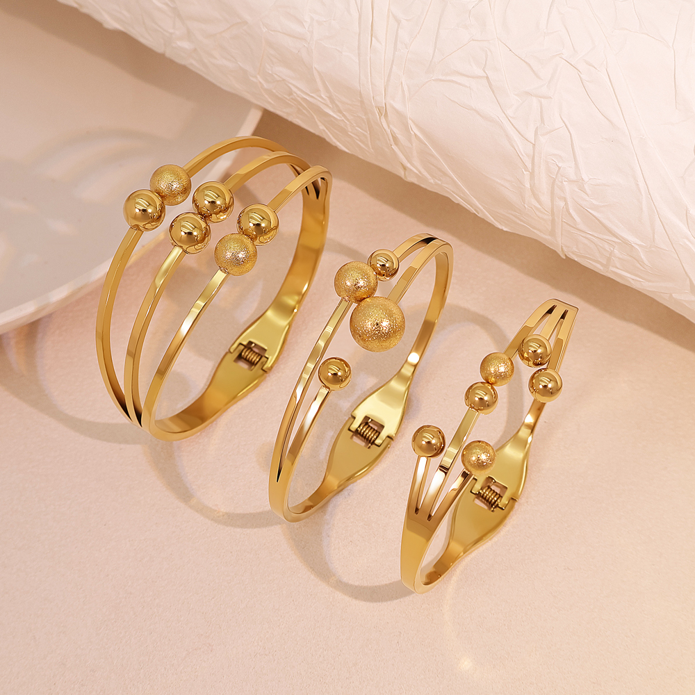 NVOXS原创设计金色时尚手镯