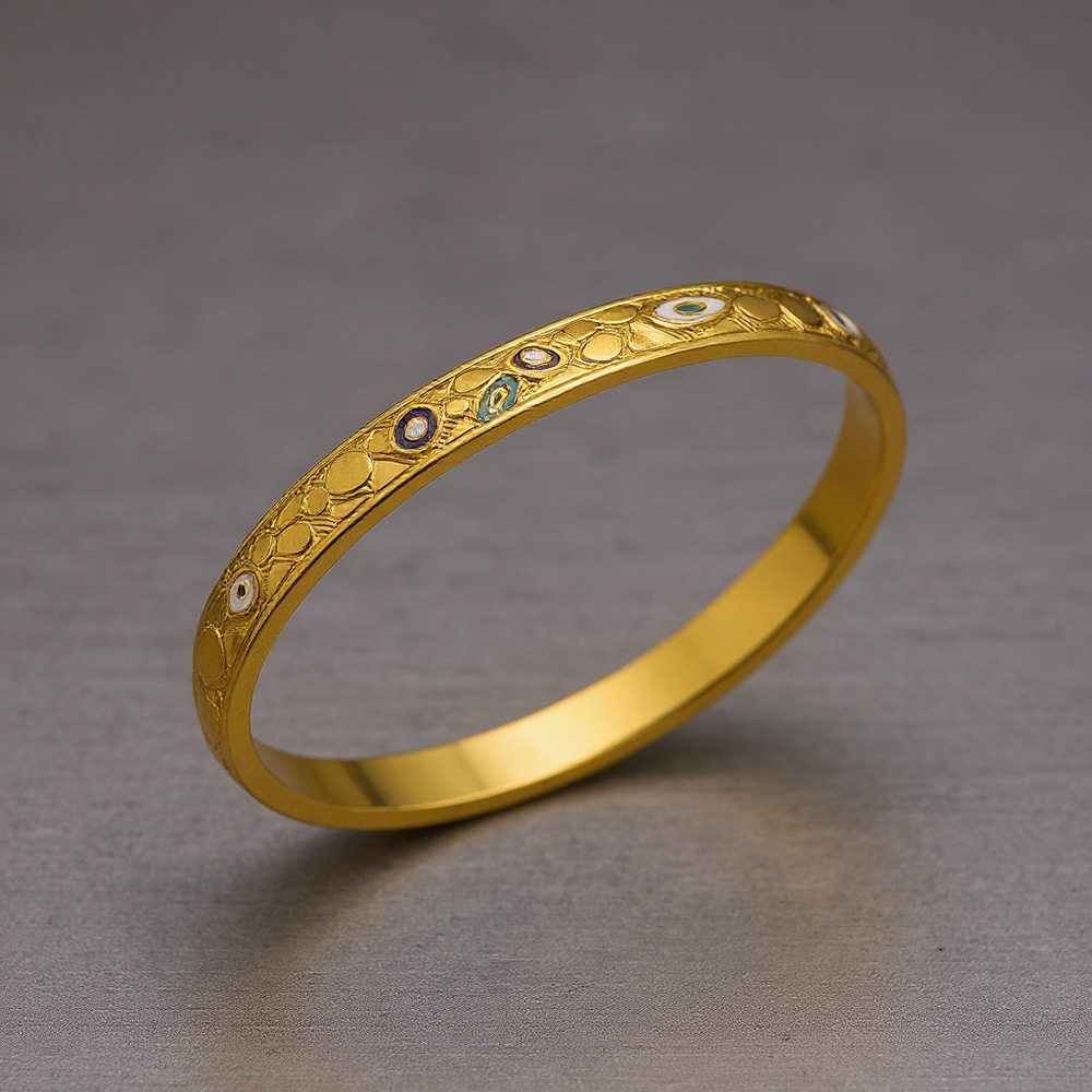 纹理卡扣滴油几何图案手镯