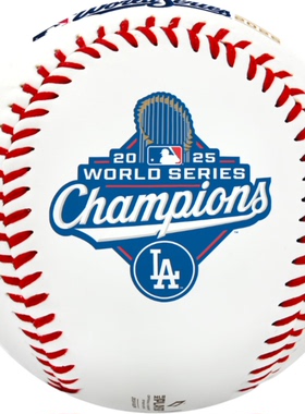 大谷翔平山本由伸棒球周边杉矶道奇纪念球世界大赛冠军展示盒摆件