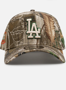 MLB户外军迷彩狩猎帽子LA道奇NY洋基New Era高顶卡车RealTree周边