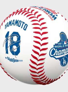 MLB大谷翔平山本由伸洛杉矶道奇队冠军棒球纪念品摆件礼物周边