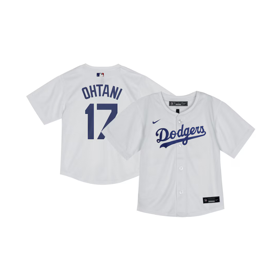 美国代购MLB儿童棒球服青少年NY洋基LA洛杉矶道奇大谷翔平棒球衣