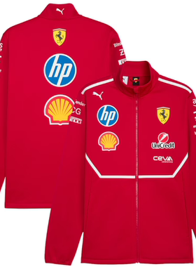 F1法拉利车队队服夹克软壳汉密尔顿勒克莱尔Puma赛车服外套2026