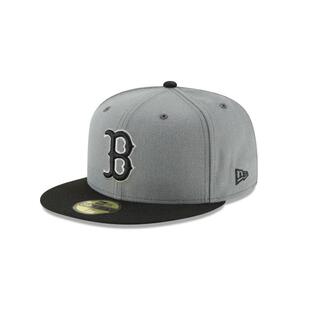 NEW ERA波士顿红袜REDSOX全封帽子59FIFTY球员棕色咖色平沿棒球帽