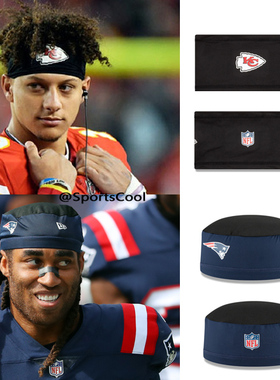 NFL橄榄球运动发带止汗吸汗头带头巾周边跑步健身头套头帽潮酋长