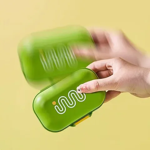 肥皂密封便携式香皂盒家用旅行轻奢收纳盒高级肥皂盒沥水带盖迷你