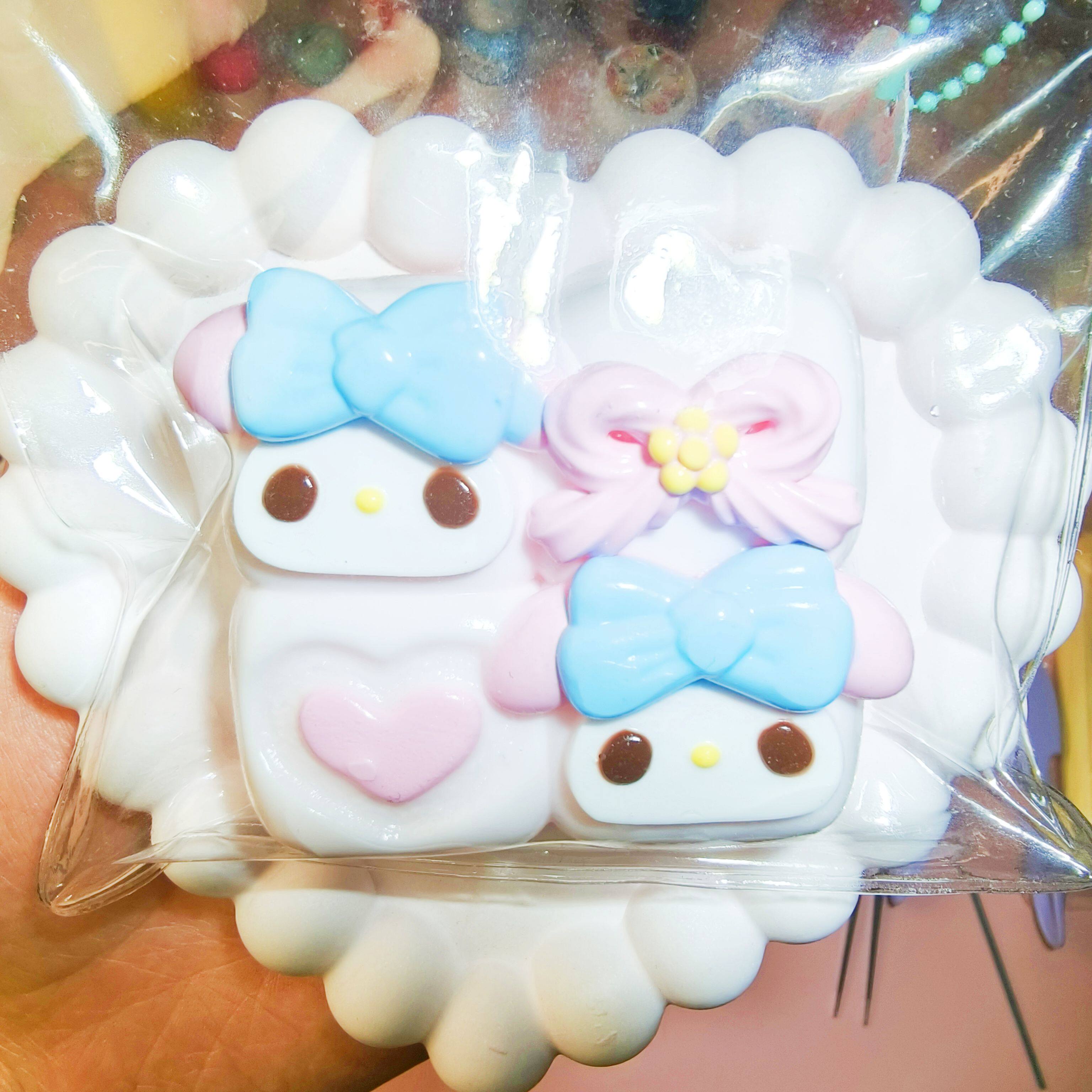 美乐蒂可爱手工自制硅胶捏捏乐慢回弹手作解压神器创意网红食品级