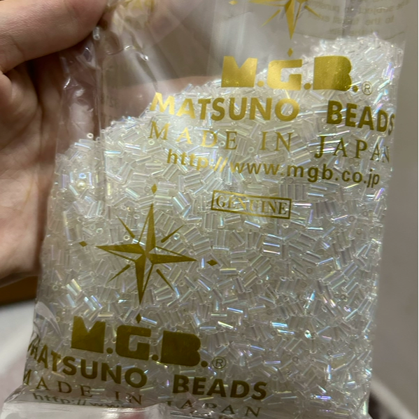 清仓日本星牌MGB透明幻彩管珠项链手链串珠手工DIY婚纱材料4.5mm