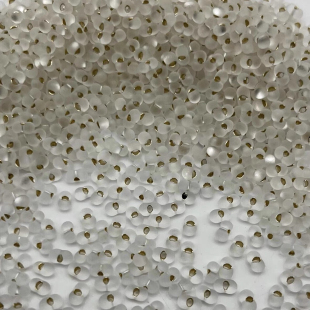 日本星牌MGB磨砂灌银花生珠蝴蝶米珠手作DIY串珠项链材料P1034MA