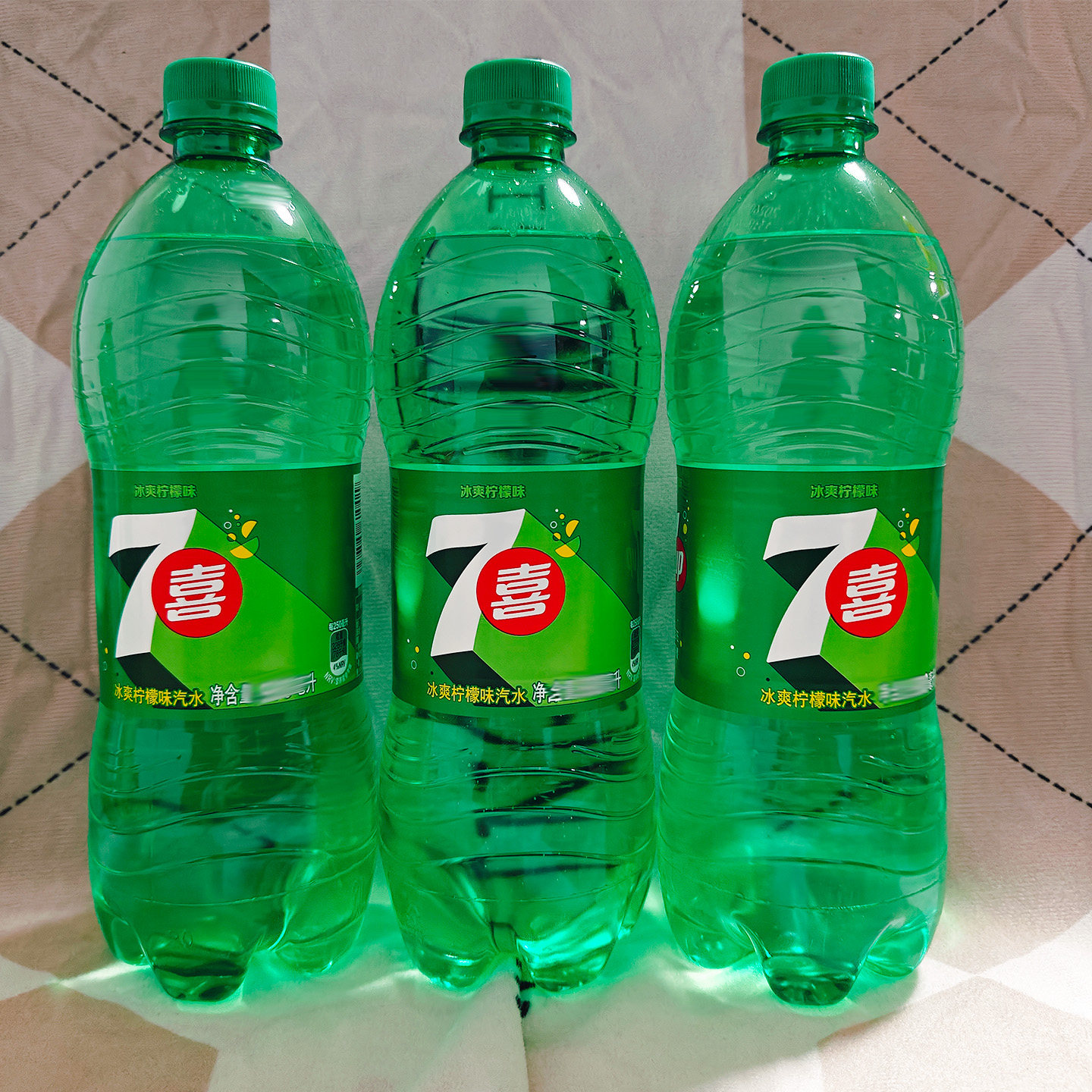 七喜冰爽柠檬味汽水900ml饮料