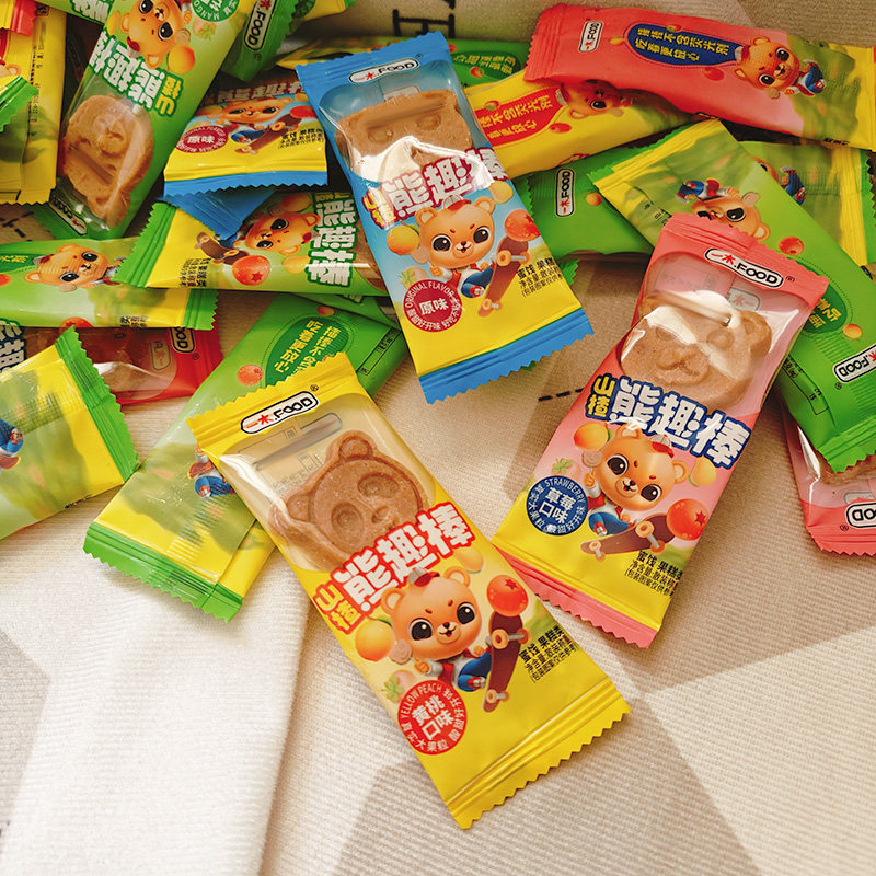 一木熊趣棒多口味果味散装年货零食休闲怀旧山楂棒零食婚庆食品