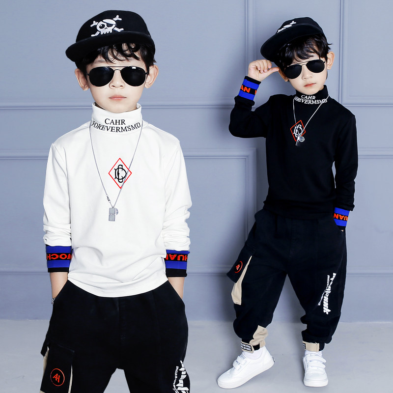 儿童秋衣男童秋冬打底衫2026新款秋季 男孩纯棉半高领长袖T恤上衣,童装/婴儿装/亲子装,毛衣/针织衫,淘宝优惠券,粉丝福利购,淘宝优惠卷