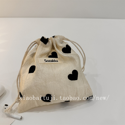 安若木兮束口袋抽绳收纳袋子