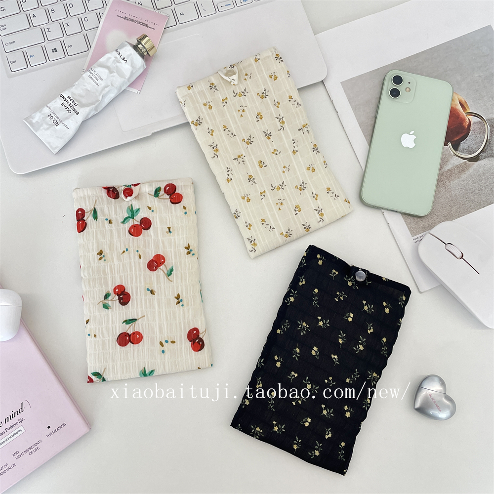 小白兔几雪纺碎花手机包女小巧精致逛街实用小包口红气垫手机收纳