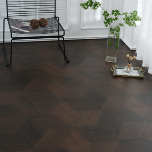 荷叶拼花大板强化复合木地板家用客厅环保耐磨金刚面厂家直销12mm