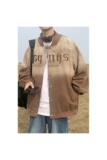 vintage美式棒球服外套男款潮牌渐变牛仔夹克男JK132/P65，男装夹克，电商D202-1