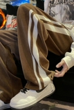 港风潮流个性百搭加绒加厚休闲裤男K324/P40，男装卫衣，电商D202-1