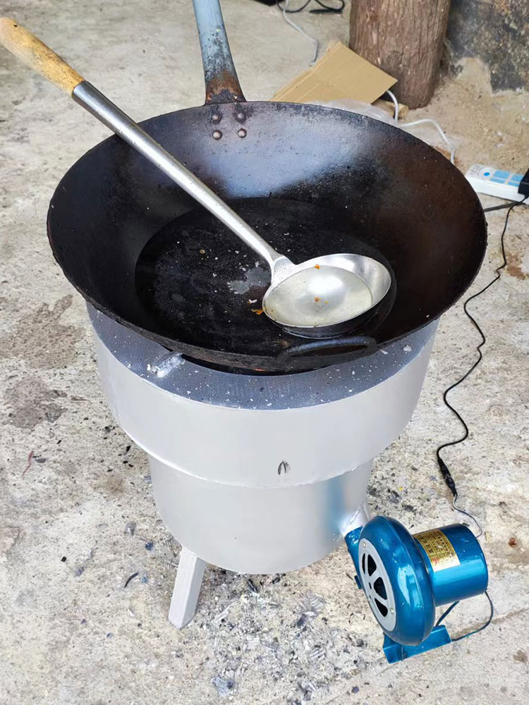 无烟柴火炉家用大小号气化炉农村节能鼓风机流水酒席猛火炉柴火灶