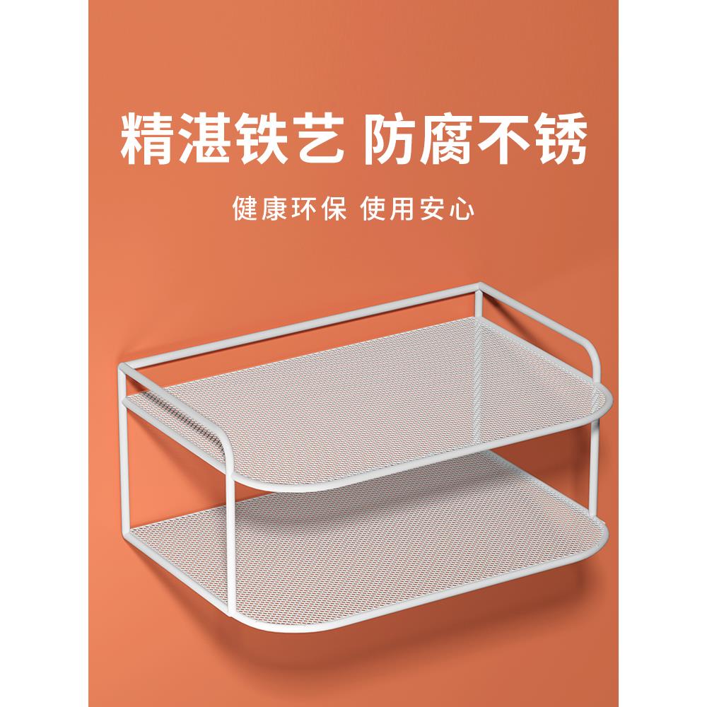 投影仪支架吊装床头投影机吊架天猫魔屏小米极米坚果索尼当贝等通用挂架卧室墙上收纳吊架机顶盒子托盘放置台