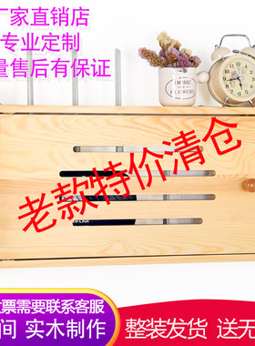 路由器收纳盒机顶盒猫遮挡箱实木