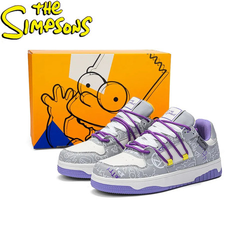 辛普森涂鸦情侣鞋小众潮流男女