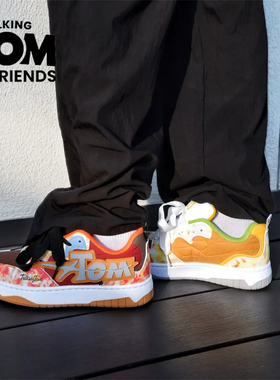 TALKING TOM汤姆猫鸳鸯情侣潮鞋冬季2025新款板鞋学生运动休闲鞋