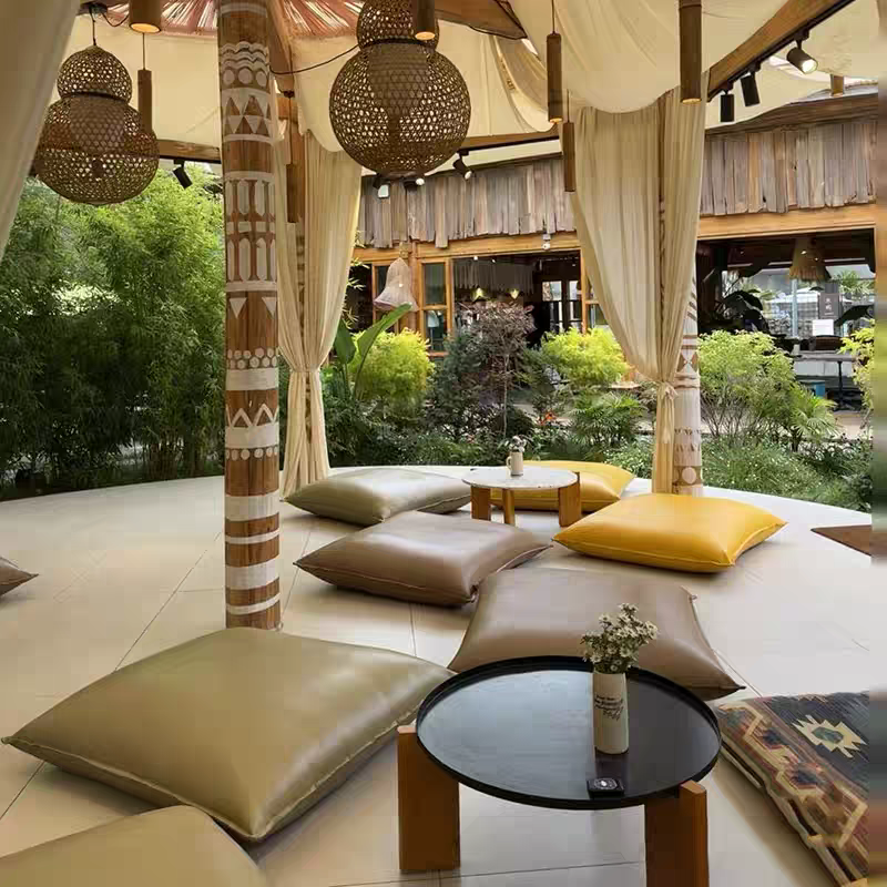 海边沙滩户外餐吧防水设计定制网红布艺波西米亚坐垫靠背舒适抱枕,户外/登山/野营/旅行用品,防潮垫,淘宝优惠券,粉丝福利购,淘宝优惠卷