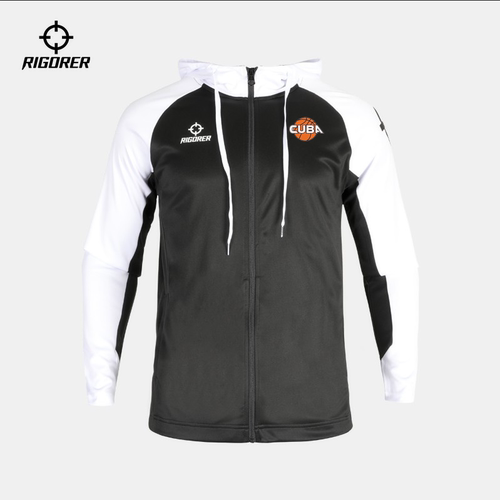 准者cuba赞助定制出场服篮球拉链