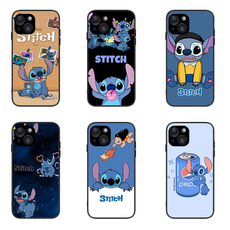 适用树袋熊安琪史迪奇史迪仔保护套苹果15vivo华为mate60ppro红米三星S23S24小米iPhone16promax手机壳