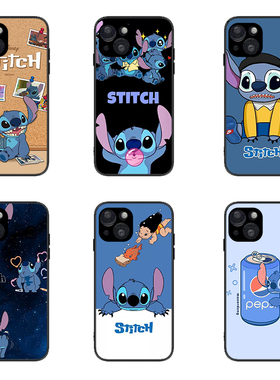 适用树袋熊安琪史迪奇史迪仔保护套苹果15vivo华为mate60ppro红米三星S23S24小米iPhone16promax手机壳