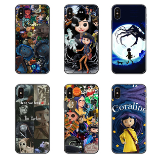 适用动漫鬼妈妈Coraline卡洛琳IPhone15手机软手机壳苹果16套14proMax红米note9vivo华为mate60三星