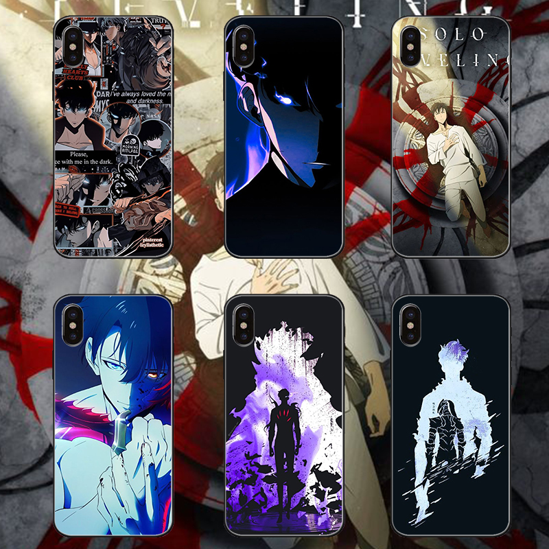 适用我独自升级猎人程肖宇Solo Leveling手机壳苹果XRoppo小米vivo华为iPhone15pro13套14pro11三星S23u