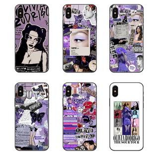 适用奥利维亚罗德里戈Olivia Rodrigo苹果13IPhone11手机壳15proMax红米note9vivo华为mate60三星S24p保护套