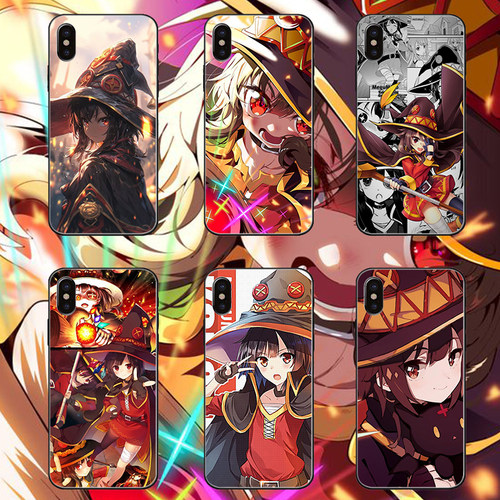 适用为美好的世界献上祝福！魔法师惠惠保护套苹果7vivo华为mate60ppro红米三星S24小米iPhone15pro手机壳