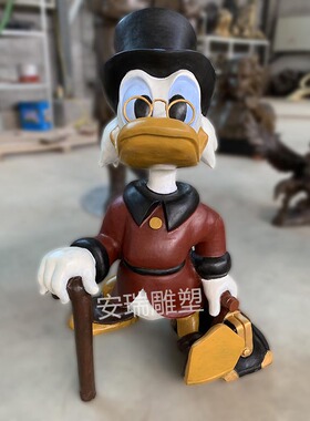 卡通公园摆放彩绘米老鼠定做铜雕