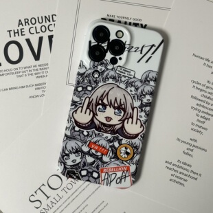 河原木桃香手机壳适用17Air苹果16Pro华为Pura80荣耀300哭泣少女乐队iqoo13一加ace5小米15红米K80周边Reno14