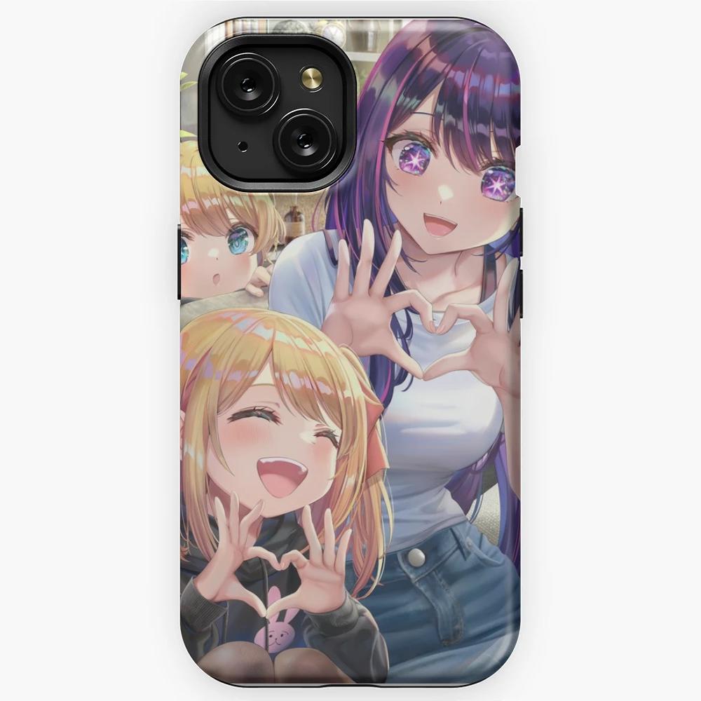 亮面菲林硬壳星野爱15ProMax手机壳适用苹果14Plus我推的孩子iPhone13vivo一加ace3v小米12动漫oppo华为P70套