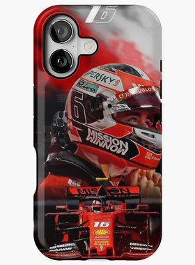 F1赛车Magsafe菲林硬套手机壳适用ip17Air苹果16E防摔15plus磁吸14夏尔勒克莱尔iPhone13菲林12promax保护套